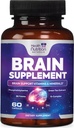 Suplemen Otak untuk Memori dan Fokus - Ekstra Kekuatan Nootropic Capsules untuk Konsentrasi, Kesetiaan, Dukungan Kognitif - Phoshatidylserine, DMAE, Brain Health Vitamin B6 C E Zinc - 60 Capsules