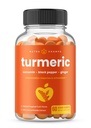 NutraChamps Turmeric Gummies for Dewata & Kid with Ginger & Black Pepper Extract, 95% Curcuminoid, Vegan Natural Curcumin Compport Complemen, Tumeric Gummy Supplemen