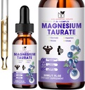 2 Pack 12.4; Liquid Magnesium Tagate, Glycinate, Malate, Aspartate, Citrate Calm Magnesium Complex Suplemen untuk Cardiovaskular, Tidur, Tenang, Kurung Dukungan