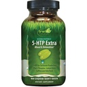 Irwin Naturals Double Potency 5-HTP Extra - 60 Liquid Soft- Gels - for Relaxation & Serotonin Produksi - 30 Serotonin