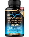Glucosamin Chondroitin MSM Collagen 124; Gabungan Support 2800 mg 124; dibuat di USA AS 124; FSA Disetujui Items 124; Flexibility Nuttrasional Vitamins 124; untuk Pria & Women & Women, 240 Capsules