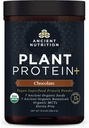 Tanaman Nutrition Kuno Berdasarkan Powder Protein, Tanaman Protein +, Chocolate, Penyedia Makanan Super Vegan Organik, 15g Protein Per Serving, Gluten Free, Paleo Friendly 12 Serving