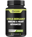 Citrus Bergamot dengan Olive Leaf, Hawthorn Berry & More - Combined Formula for Circula Health, Protection Fungsi, Kesehatan Kulit - 210 Kapsul - 105 Hari