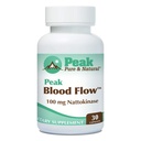 Peak Pure & Natural Peak Blood Flow - Nattokinase Suplemen - Suplemen Darah Sehat untuk Dewasa 124; 100mg - 30 Kapsul