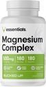 Suplemen Magnesium 500mg Capsules 124; Magnesium Kompleks dengan Glycinate, Citrate, dan Oxide 124; 3 Formasi Aktif Magnesium 124; Mudah di Stomach 124; Dibuat di USA 124; Bucked Up Estinals (180 Servis)