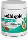 Solid Gold Cat & Dog Multivitamin Powder - Kelp Powder, Omega 3 & Vitamin for Dental, Digetional, Ammune, Skin & Coat Health - Multi Vitamin for Dogs & Cats - Cat & Dog Food Additment - 5oz