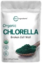 Micro Ingredients Organic Chlorella Powder, 10 Ounce, Broken Cell Wall, Rich in Vegan Protein & Vitamin, Raw, Bulk Premium Chlorella Supplemen, Vegan Friendly, Non-Irradiation