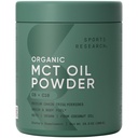Sporic Research Organic MCT Oil Powder - Keto & Vegan MCC C8, C10 dari Coconuts - Fatty Acid Brain & Body Fuel, Non-GMO & Gluten Free - Unflafeed, Perfect in Coffee, Tea & Protein - 106 oz