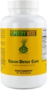Colon Detox Supports Natural Removal of Toxins * Organik, Charcoal Psyllium Seed & Husk Flax Benih Apel Fiber / Pectin Slippery Elm Fennel- Powder di 230 Veg Caps