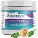 MultiAbsorb ~ Daily Essorb, Multi- Nutrient Powder for Optimal Health, Vitamin, Mineral, Antioksidants, Pengisian atau Pengawet, Natural, Non-GMO, 30 Pelayan (Tanpa Rasa)