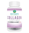 Best Earth Compials Hydrolyzed Collagen Type I & III - Collagen Peptides Suplement for Women and Men to Support Hair, Skin, Nails, & Joints 30 Day Suppply (30 Kapsul)