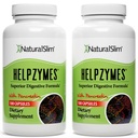 Helpzymes AmoralSlim, Enzyme Complex for Adults with Bromelain, Ox Bile, Pankretin & Betaine HCL, 100 Kapsul, 2 Pack