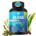 Omega 3 Oil Softgeels dengan DHA 720mg EPA 360mg, Vegan Algae Science 2: 1 Rasio untuk Mata Otak, Tanaman Disusuransikan Omega 3 Supplemen, Ikan Oil 1200mg, No Fish Taste, 120Cts