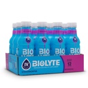 BIOLYTE Electrolite Drink - Doctor- Formulated Hidration Drink, Electrolytes Water, Kemotherapy Must Haves for Women & Men, Rehydration IV Liquid in a Bottle- Mixed Berry, 16 Fl Oz (12 Pack)