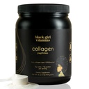 Black Girl Vitamin 124; Collagen Peptides Powder - Collagen for Skin, Hair & Nails - Unflaried Hydrolyzed Powder, Dairy- Free, Gluten- Free Collagen for Women and Men - 16oz
