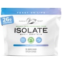 Muscle Feast Grass- Fed Whey Protein Isolate, All Natural Hormone Free Hormone Raised, Whiy Isolate Protein Powder for Men and Women, Clean, Non-GMO & Gluten- Free, Isolate Protein - Unflamited, 5lb