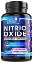Nitric Oxide Booster 2560mg - Ekstra Kekuatan L Arginine & Citrulline Tambahan untuk Pria & Perempuan - Premium Muscle Supporting Nitric Booster - Dukungan Kesehatan Energi & Energi Alam & Hati - 120 Kapsul