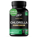 Chlorella Capsules 3000 mg - Cracked Sel Dinding Biru Hijau Algae - Best Natural Detox Cleanse