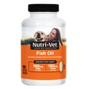 Suplemen Minyak Ikan Nutri- Vet untuk Dogs, Omega 3, Minyak Ikan untuk Anjing, Pet Vitamin dan Suplemen, EPA DHA Formula, Puppy Vitamin, Kendali Anak Anjing, Esensial Baru, 100 Cacah