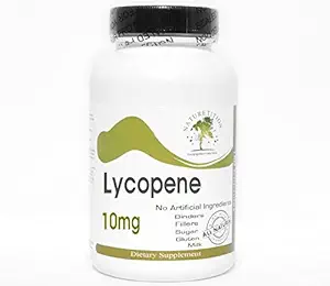Lycopene 10mg ~ 200 Capsules - Tidak Ada Addition ~ Suplemen Natureksi