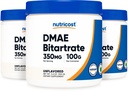 Nutricost Pure DMAE- Bitarstch Powder 100G (3 Botol)