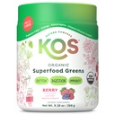 Kors Organik Superfood Greader - Gut Health from Prebiotic Fiber, Supergreens dan Adaptogens - USDA Certified Organik, Made in GMP Certified Facility - 28 Pelayan Berry