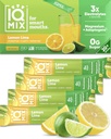 IQMIX Hydration Electrolite Powder - 4-1 Formula for Hidration, Mental Clarity, Mood dan Recovery - Sugar- Free Drink Mix, Keto, Magnesium L- Threbonate, Lion 's Mane - 20 Count Lemon Lime