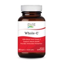 PURE ESSENCE LABS Whole- C Whole Food Vitamin C - Best Ammune Support - Organic & Nature Vitamin - Imunity Booster & Dietary Supplemen (30 Tablet)
