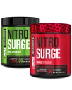 Jacked Factory Nitrospush Pre- Workout di Cherry Limeade dan Watermelon Nitrosurore Premogenic Workout untuk Pria & Perempuan