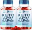 (2 Pack) Keto Genesis Keto ACV Gummies Advanced Wheight Loss, Genesis Keto, Ketogenesis Keto + ACV Gumi, Keto Genesis, Keto Genesis Guto, Ketogenesis Keto Plus ACV Gummy Suplemen 1050mg, 2 Bulan