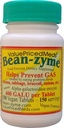 Bean- Zyme Gas Relief untuk Kekuatan Ekstra Dewasa (150 ct) adalah 400 GAUL per Tablet Alpha Galactosidase, Vegan, Biaya Kurang, Digetical Enzyme Tambahan Makanan Alam Enzyme