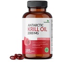 Futureatic Antartika Krill Oil 2000mg dengan Astaxanthin, Omega-3s EPA, DHA dan Phospholipids - 100% Pure Premium Krill Oil Heavy Metal Tested, Non GMO - 120 Softgels