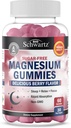 BioSchwartz Sugar Free Magnesium Gummies (30 Pelayan) Berry Flavored Magnesium Citrate Suplemen Tenaga Tenaga Hewan Nerves Sehat dan Tidur (Vegan Aman, Non GMO, 60 Gummies)