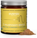 3 Jamur Blast - Awaken Blend 60 Servings (60g) Mushroom Powder Blend for Mushroom Coffee atau Smoothies - Lions Mane, Turkey Tail, dan Cordyceps - > 32% Beta- D- Glucan!