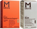 Mdrive Prime Testosterone Booster + Men 's Multivitamin