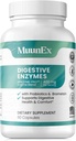 Enzymes Digetical dengan Program- New Formula for Meal Time Disconvenief & Bloating-Daily Enzymes - Bromelain, Papaya Enzyme, Probiotic, Lactase Enzymes for Ditraffic - Vegan - 60 Ct