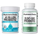 Physician 's CHOICE Bloat & Gas Probiotic 30ct + 60 Billion Probiotic 30ct - Digetical Wellness Bundle