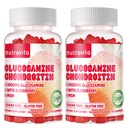 Nutravita Glucosamin Chondroitin Gummies dengan MSM & Elderberry Extra Strength - Dukungan Bersama, antioksidant Immune Supplemen untuk Dewasa, Pria & Perempuan. 120 Strawberry Chews