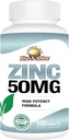 Rise- N- Shine 50 Mg Zinc Suplemen Dukungan Imune - Potency Antioksidant - Tambahan Hari (100 Tablet)