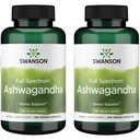 Swanson Ashwagandha Powder Suplemen - dengan Akar Ashwagandha ke Proless Stress Relief & Energy - Ayurvedic Sumur Alam (100 Kasules, 450mg Masing-masing) 2 Pack