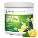Dr. Berg USDA Sertifikasi Bahan Peledak Hijau (60 Hamba) - dibuat dengan Raw Wheatgrass, Chlorofil, Trace Mineware & Natural Enzymes