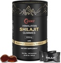 Ceruk Himalaya Shilajit Gummies Emas - Ashwagandha, Gokshura - Fulvic Acid - 85 + Trace Mineral - untuk Pria Ditambahkan Gula (Shilajit Gold Gummies)