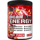 EVL BCAA Lean Energy Powder - Pra Workout Green Tea Burner Dukungan dengan BCAA Acids dan Clean Energizers - BCAA Powder Post Recout Recout untuk Lean Muscle Recovery - Fruit