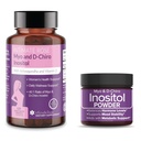 Simpan 10% pada Ultimate Inositol Wellness Bundle - Myo- Inositol & Dro Chiositol Tambahan Kapsul + Powder untuk Keseimbangan Hormonal & PCOS