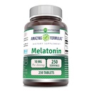 Amazing Formulas Melonatin Suplemen 126; 10 Mg Per Serving 124; 250 Tablet 12.4; Non GMO 124; Gluten Free 124; Dibuat di USA