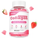 Collagen Gummies for Women Men, Hydrolyzed Collagen Collagen Peptide Type I, II, V, X with Biotin, Vitamin C A B D E for Skin Hair Nails J0ints, Imunity Energy Dibuble, Sugar Free, 60 Count
