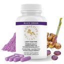Addictive Wellness Black Ginger Capsules 450mg, Kaempferia Parviflora Suplemen untuk Dukungan Energi, Metabolisme, Endurance & Performance, Thai Black Ginger untuk Pria, Vegan & Paleo, 100 Count