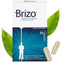 Brizo Prostate Health Suplemen Kesehatan untuk Pria - Herbal Kapsul untuk Kesehatan Uuriner Meningkat - Mengurangi urinary Frekuensi - Persediaan 1 Bulan