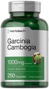 Horbaach Garcinia Camigia Extract Pills 124; 10000mg 124; 250 Capsules 12.4; Herbal Extract Supplement = 124; None-GMO, Gluten Free