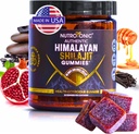 NutroTonic ® Organic Himalaya Shilajit Gummies - Pomegranate & Vanilla Flavored - Shilajit for Men & Women